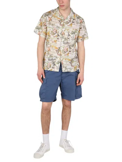 Shop East Harbour Surplus Miami Shirt In Multicolour