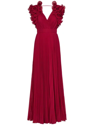 Shop Elie Saab Dress In Red