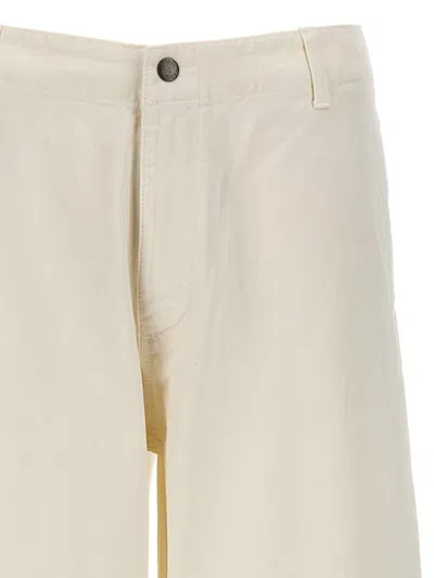Shop Emporio Armani Denim Jeans In White