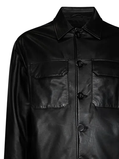 Shop Emporio Armani Jacket In Black