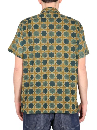 Shop Engineered Garments Printed Shirt In Multicolour