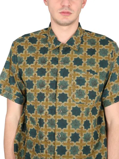 Shop Engineered Garments Printed Shirt In Multicolour