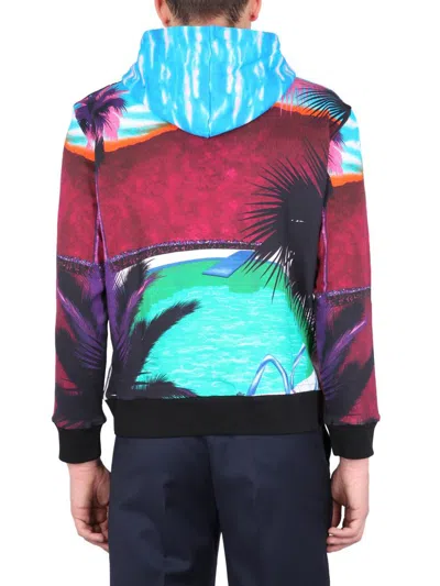 Shop Etro California Print Sweatshirt In Multicolour