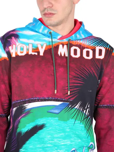 Shop Etro California Print Sweatshirt In Multicolour
