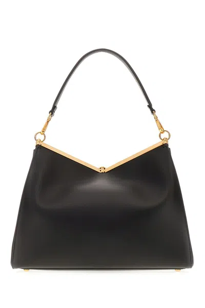 Shop Etro Vela Large Shoulder Bag In Black