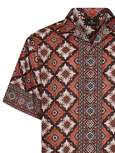Shop Etro Shirt In Red