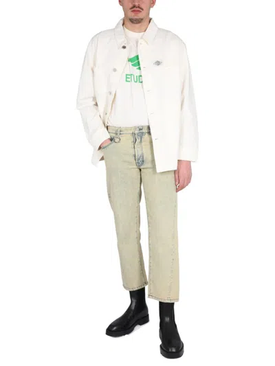 Etudes Studio Cotton Shirt Jacket In White