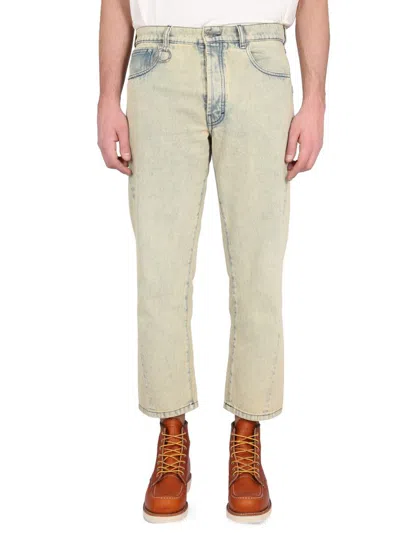 Shop Etudes Studio Études Five Pocket Jeans In Yellow