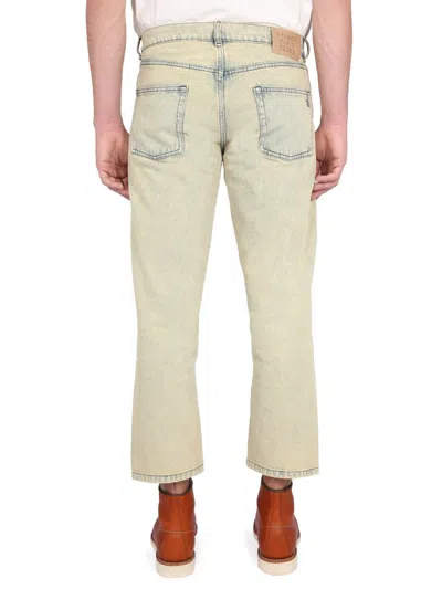 Shop Etudes Studio Études Five Pocket Jeans In Yellow