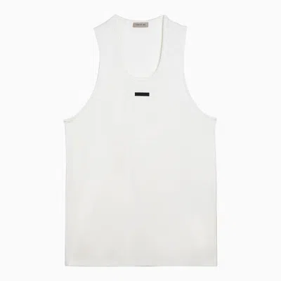 Shop Fear Of God Tank Top In White