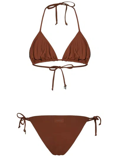 Shop Fisico Swimsuit In Brown