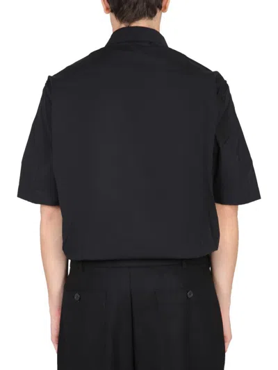 Shop Raf Simons Fred Perry X  Shirt With Patch In Black