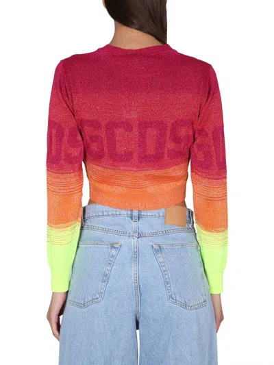 Shop Gcds Degradé Lurex Knit In Multicolour