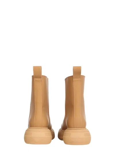 Gia Borghini X Pernille Teisbaek Leather Boot In Brown