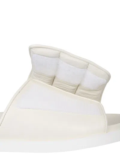 Shop Gia Borghini Gia 3 Puffy Sandals Unisex In Ivory