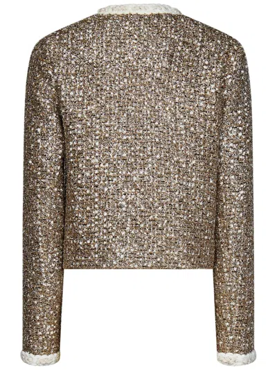 Shop Giambattista Valli Blazer In Golden