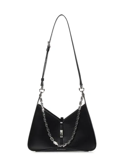 Shop Givenchy Cut Out Small Shoulder Bag In Black