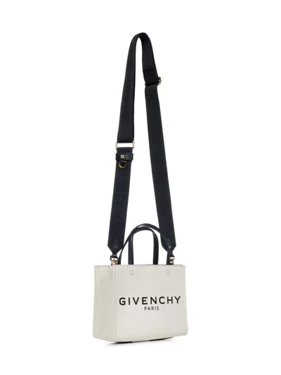 Shop Givenchy G-tote Mini Tote In Beige
