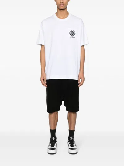 Shop Givenchy Crest T-shirt In White