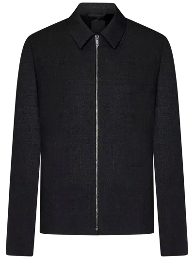 Givenchy Men Structured Blouson In Grey