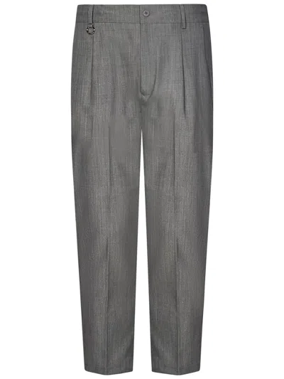 Shop Golden Craft Max Trousers In Grey