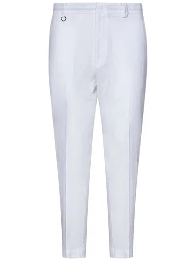 Shop Golden Craft Trousers In White