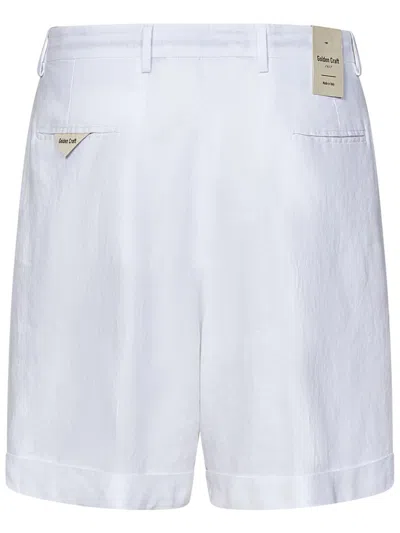 Shop Golden Craft Shorts In White