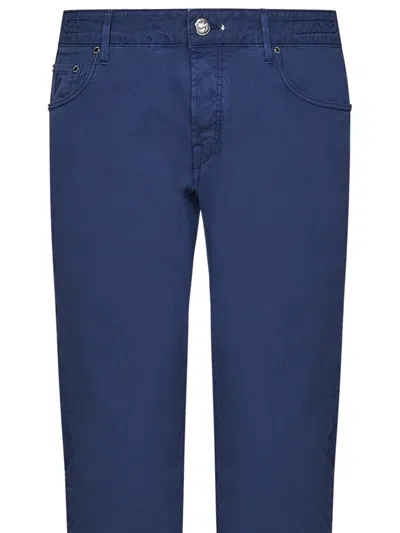 Shop Handpicked Orvieto Trousers In Blue