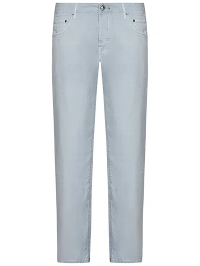 Shop Handpicked Orvieto Trousers In Clear Blue