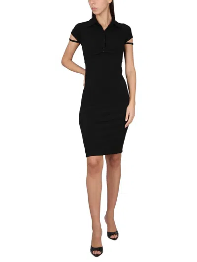 Shop Helmut Lang Cardigan Dress. In Black