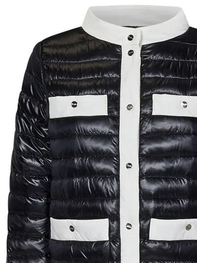 Shop Herno Down Jacket In Black