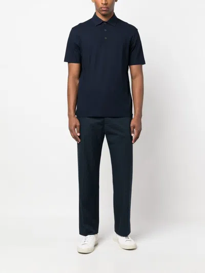 Shop Herno Polo Shirt In Blue