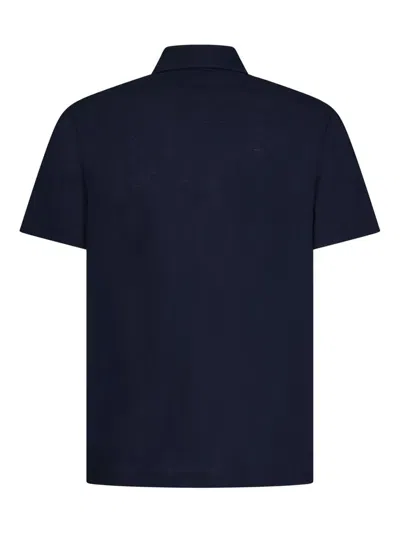 Shop Herno Polo Shirt In Blue