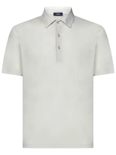 Shop Herno Polo Shirt In Grey