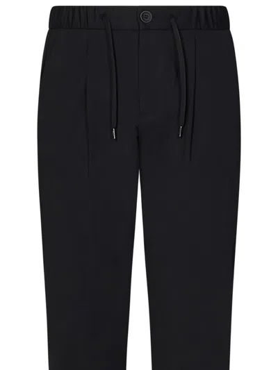 Shop Herno Trousers In Black