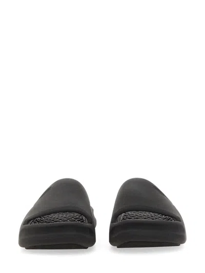 Shop Heron Preston Rubber Sandal In Black