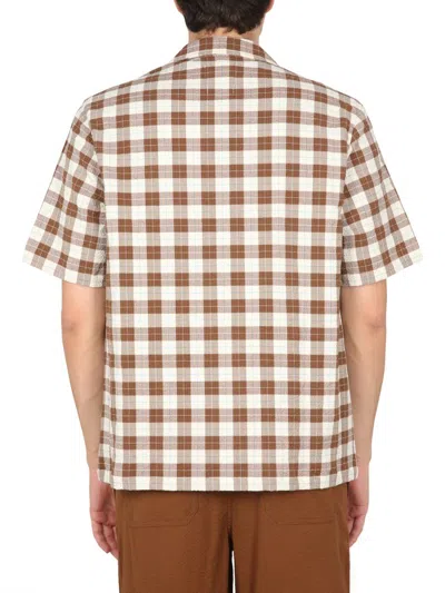 Shop Howlin' Cotton Shirt In Brown