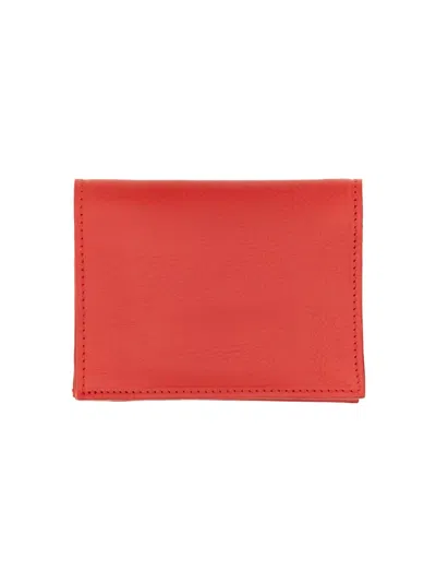 Shop Il Bisonte Small Leather Wallet In Red