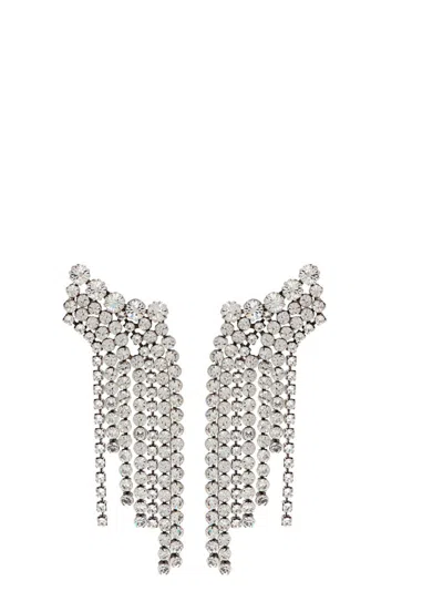 Shop Isabel Marant 'boucle D'oreill' Earrings In Silver
