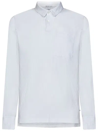 Shop James Perse Polo Shirt In White