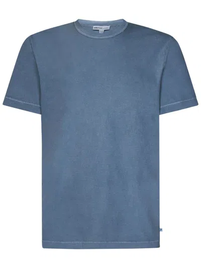 Shop James Perse T-shirt In Clear Blue