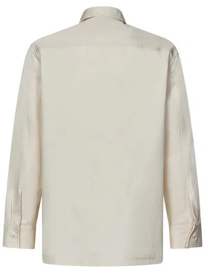 Shop Jil Sander Shirt In Ivory