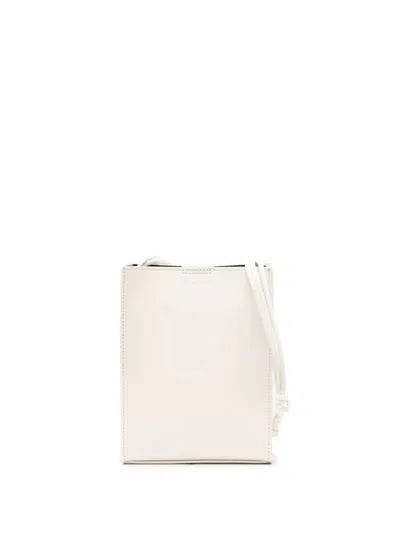 Shop Jil Sander Tangle Small Shoulder Bag In White