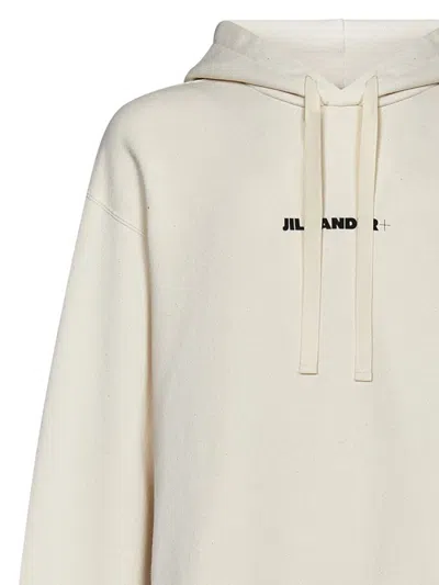 Shop Jil Sander Sweatshirt In Beige