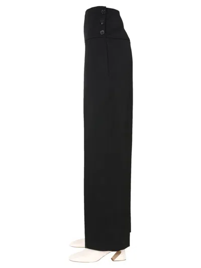 Jil Sander Slim Cut Tailored Trousers In Black