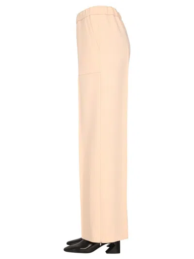 Jil Sander Wool Pants In Nude