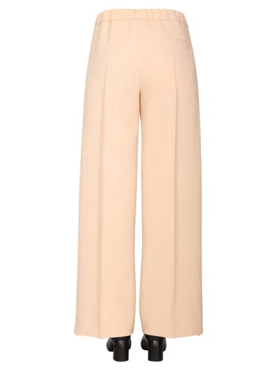 Shop Jil Sander Wool Pants In Nude