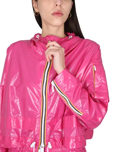 Shop K-way Cropel Light Class Jacket In Pink