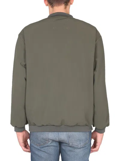 Shop K-way Sweatshirt With Front Pocket In Green
