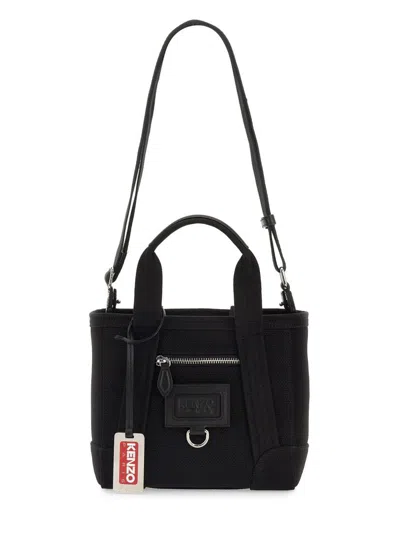 Shop Kenzo Mini Tote Bag In Black